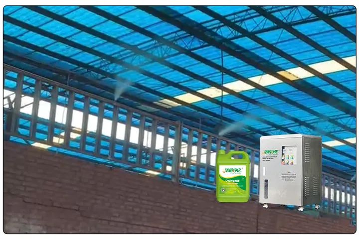 潔匠凈化污泥制磚利用高壓噴霧設備實現除臭 潔匠凈化污泥制磚利用高壓噴霧設備實現除臭