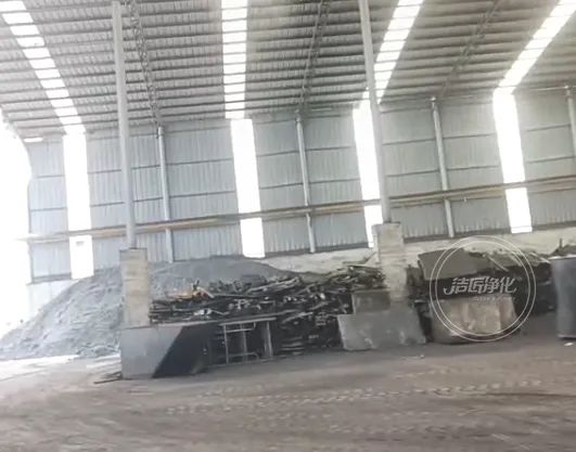 為陶瓷廠煤氣站安裝100+個高壓噴霧頭！Dejing的凈?除臭顯實力！